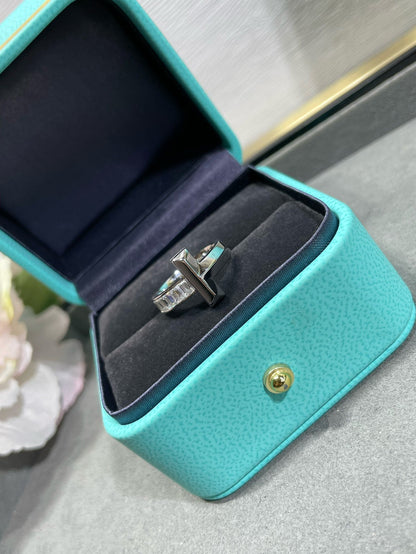 [Marins]T1 WIDE 4.5MM DIAMOND RING