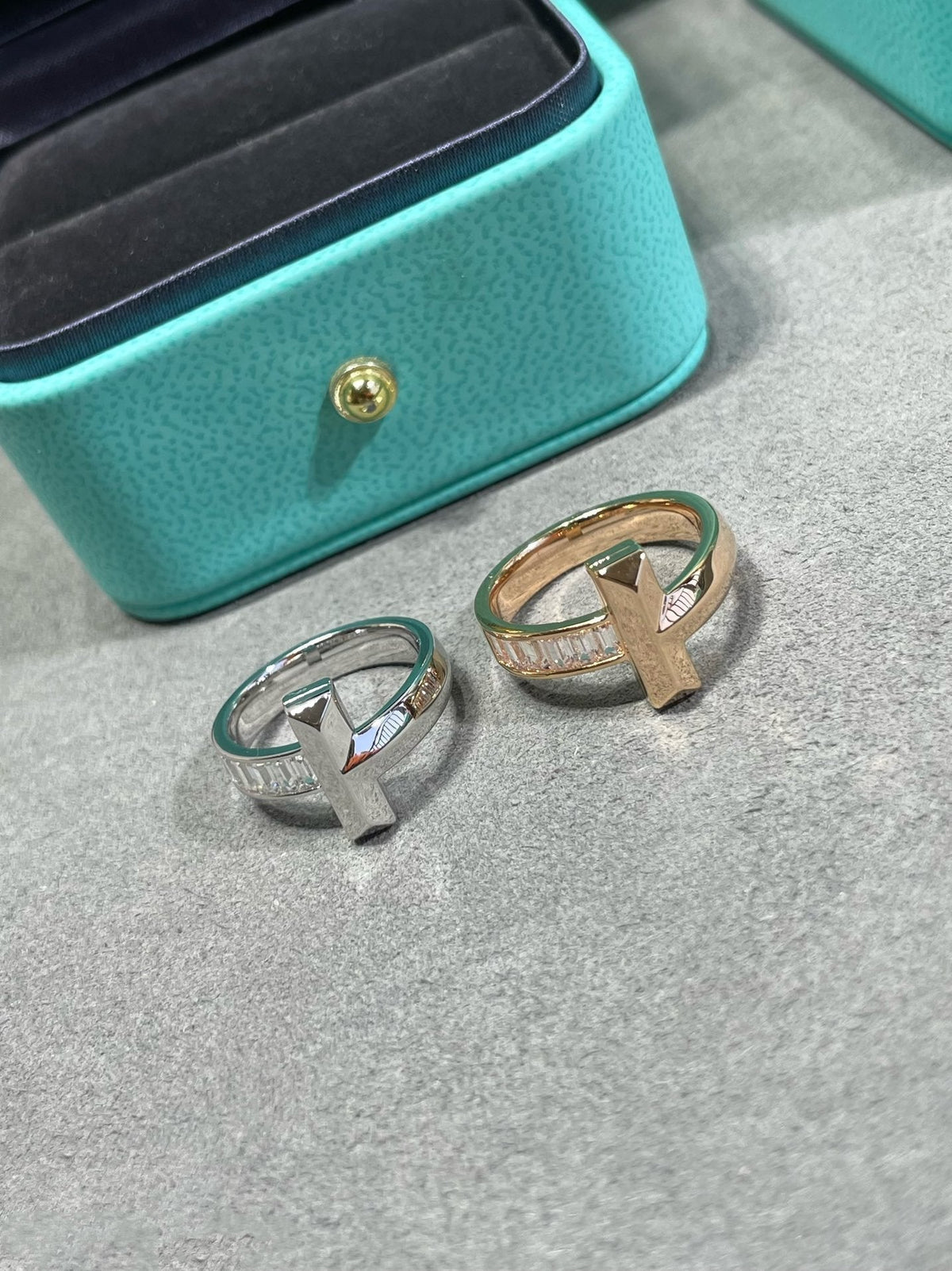 [Marins]T1 WIDE 4.5MM DIAMOND RING