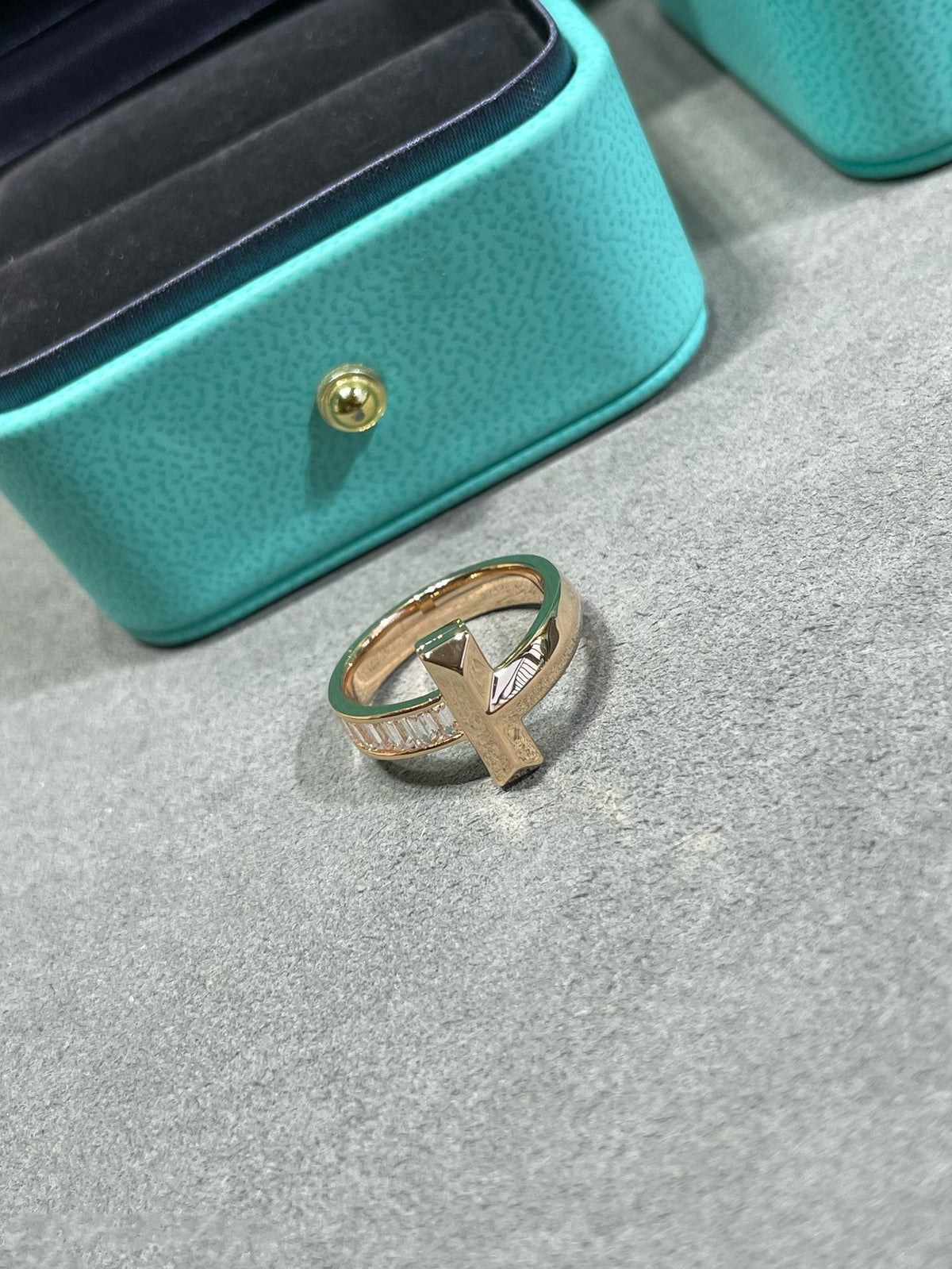 [Marins]T1 WIDE 4.5MM DIAMOND RING