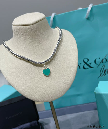 [Marins]RETURN TO TIF SILVER BEAD NECKLACE