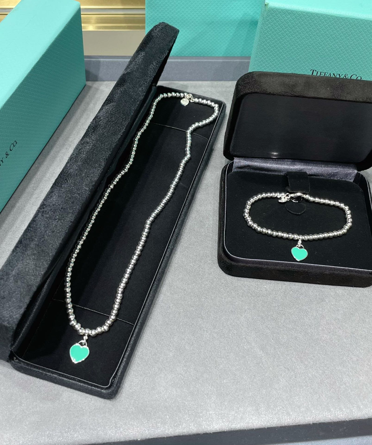 [Marins]RETURN TO TIF SILVER BEAD NECKLACE