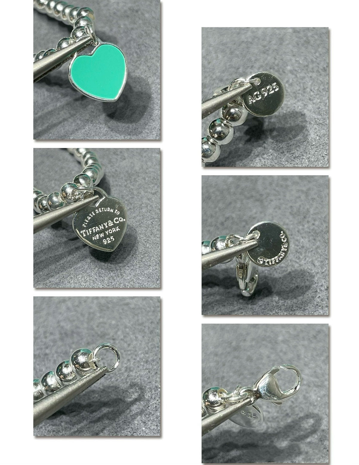 [Marins]RETURN TO TIF SILVER BEAD NECKLACE
