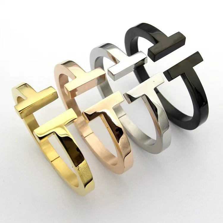 [Marins]T SQUARE OPEN BRACELET