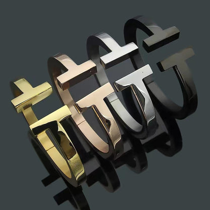 [Marins]T SQUARE OPEN BRACELET
