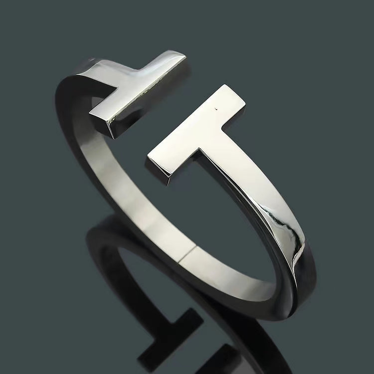 [Marins]T SQUARE OPEN BRACELET