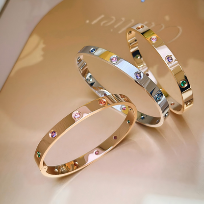 [Marins] 2026 RAINBOW LOVE BRACELET 6.1MM  10 DIAMONDS