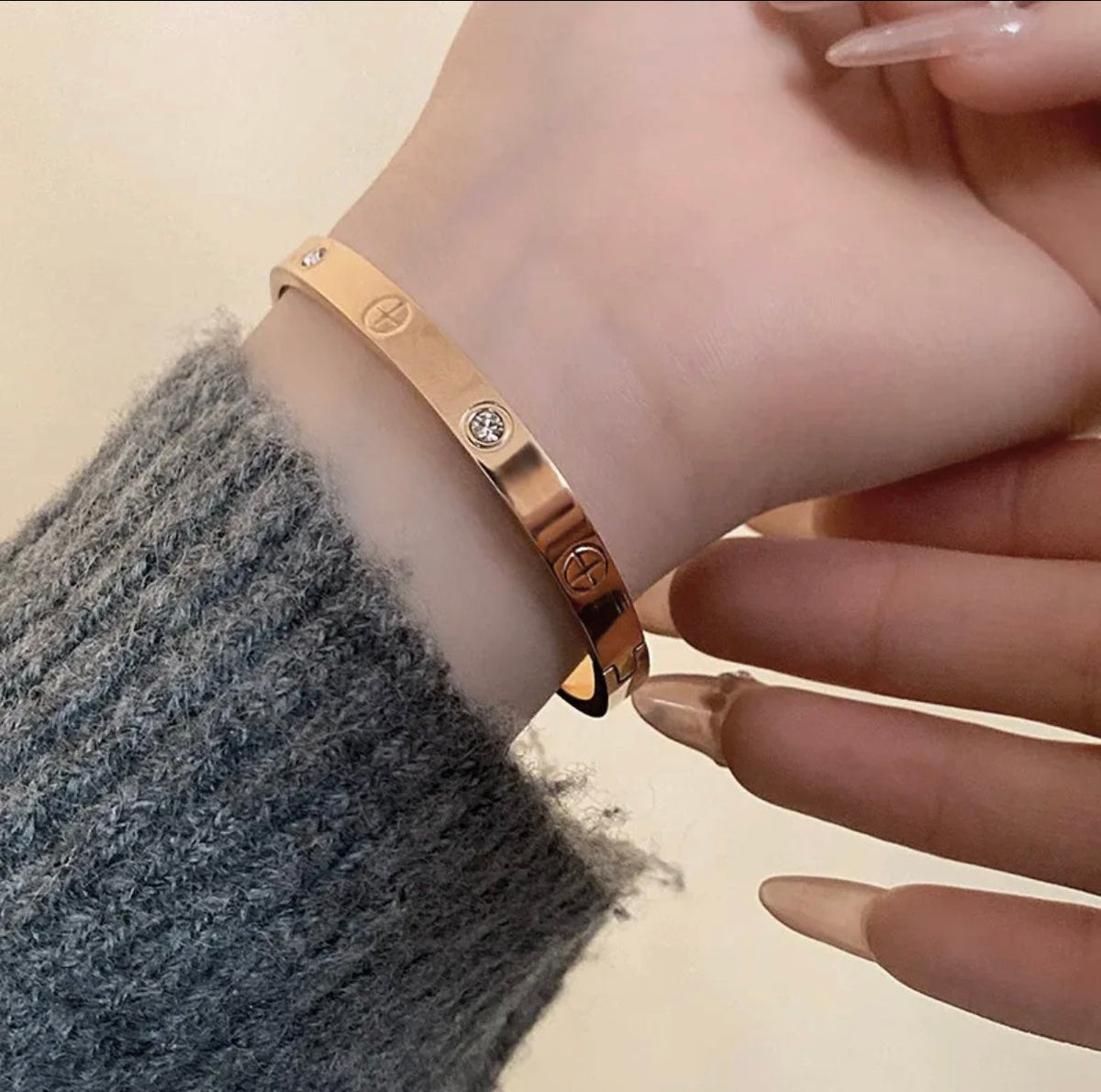 [Marins] 2026 RAINBOW LOVE BRACELET 6.1MM  10 DIAMONDS