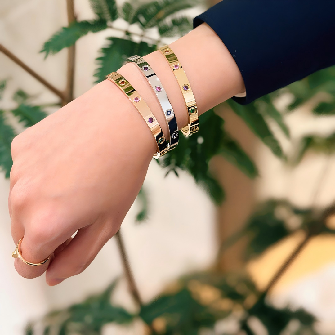 [Marins] 2026 RAINBOW LOVE BRACELET 6.1MM  10 DIAMONDS