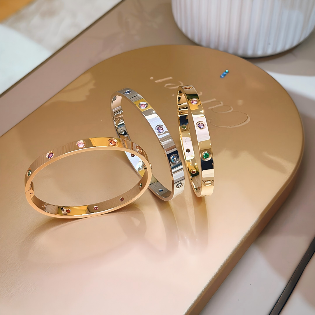 [Marins] 2026 RAINBOW LOVE BRACELET 6.1MM  10 DIAMONDS