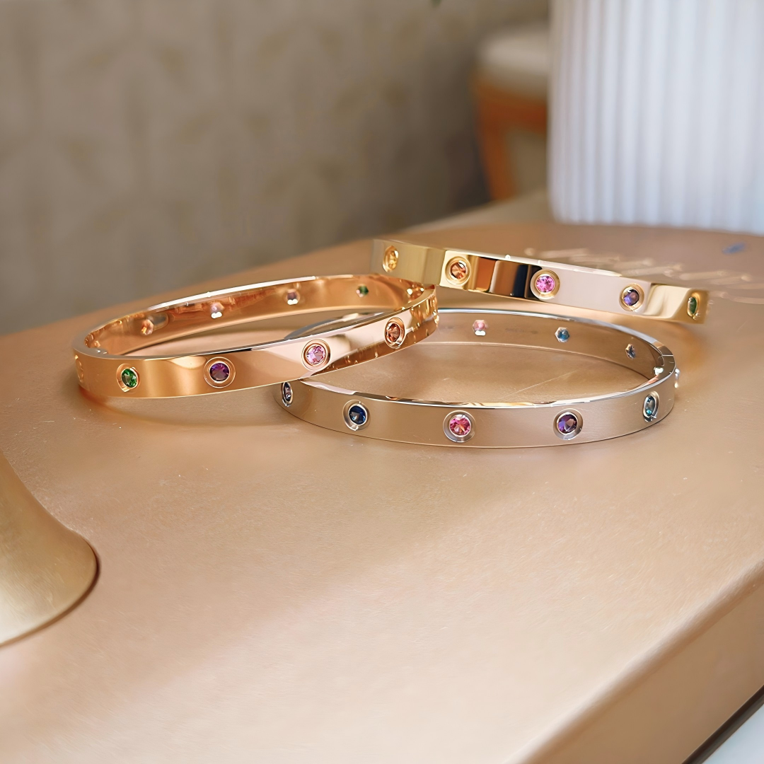 [Marins] 2026 RAINBOW LOVE BRACELET 6.1MM  10 DIAMONDS