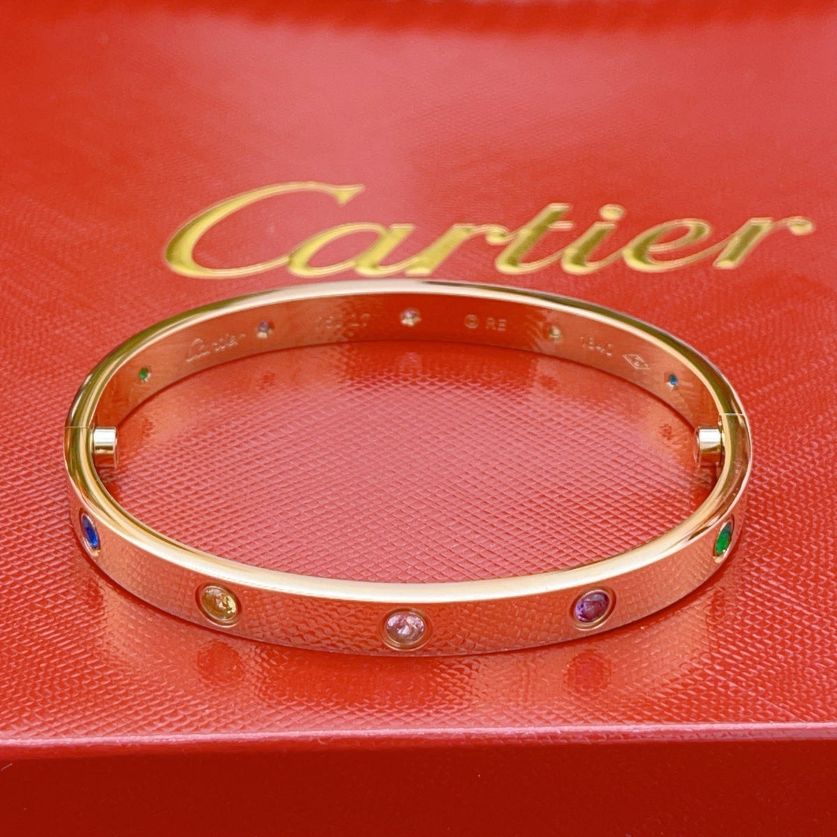 [Marins] 2026 RAINBOW LOVE BRACELET 6.1MM  10 DIAMONDS