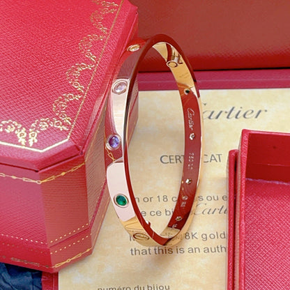 [Marins] 2026 RAINBOW LOVE BRACELET 6.1MM  10 DIAMONDS