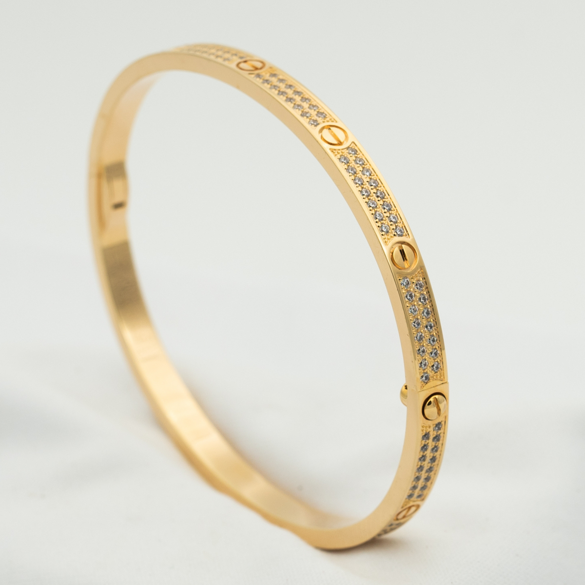 [Marins]LOVE BRACELET 3.65MM DIAMOND-PAVED