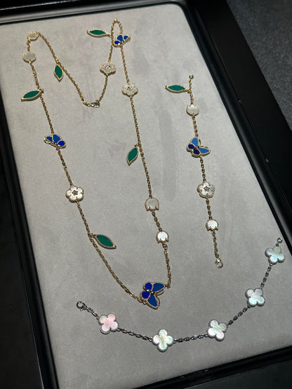 [Marins] 26 NEW CLOVER 15 MOTIFS LUCKY NECKLACE