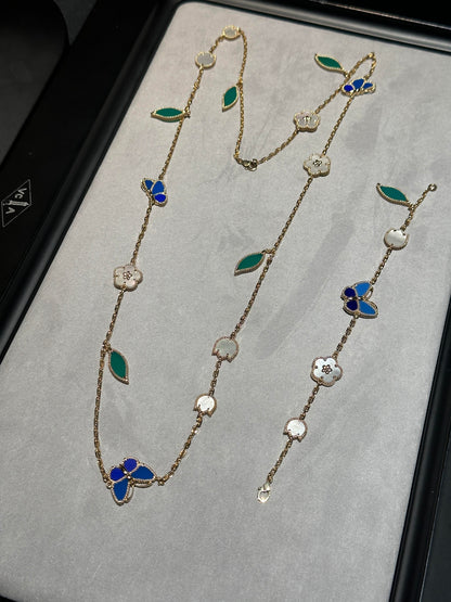 [Marins] 26 NEW CLOVER 15 MOTIFS LUCKY NECKLACE