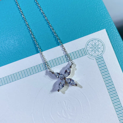 [Marins]PLATINUM AND DIAMOND VICTORIA PENDANT NECKLACE