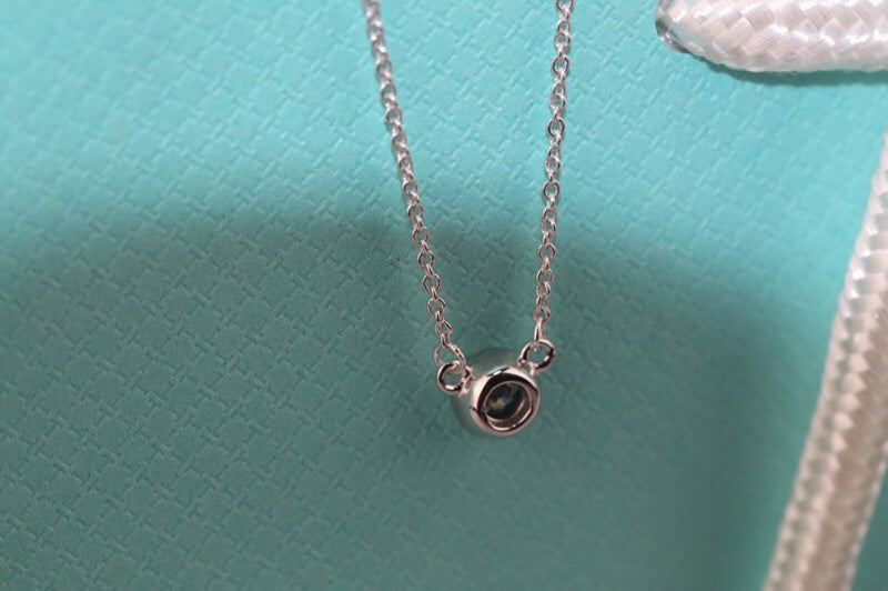 [Marins]ELSA PERETTI SERIES SINGLE DIAMOND SIMPLE NECKLACE