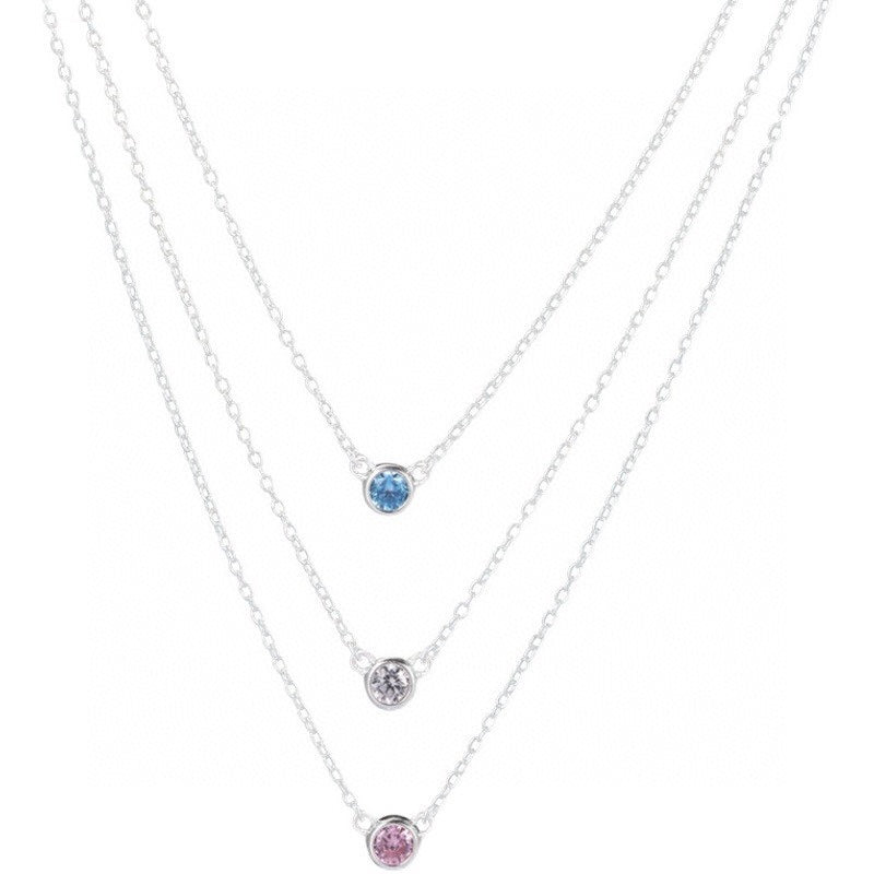 [Marins]ELSA PERETTI SERIES SINGLE DIAMOND SIMPLE NECKLACE