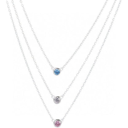 [Marins]ELSA PERETTI SERIES SINGLE DIAMOND SIMPLE NECKLACE