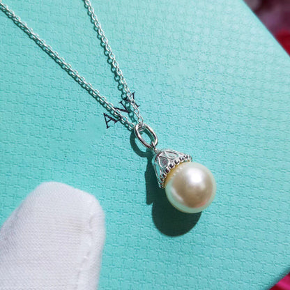 [Marins]PEARL PENDANT GATSBY ZIEGFELD PEARL SILVER NECKLACE