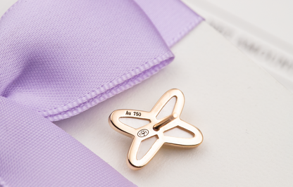 [Marins]JEUX DE WHITE MOP PINK GOLD DIAMOND EARRINGS