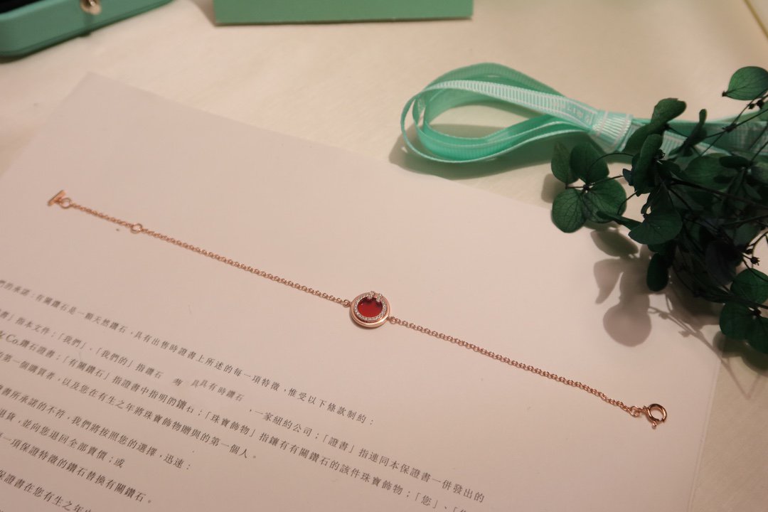 [Marins]DIAMOND CIRCLE PINK GOLD BRACELET