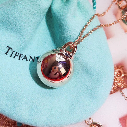 [Marins]HARDWEAR PENDENTIF BALL ROSE NECKLACE