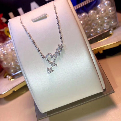 [Marins]COLGANTE HEART & ARROW NECKLACE