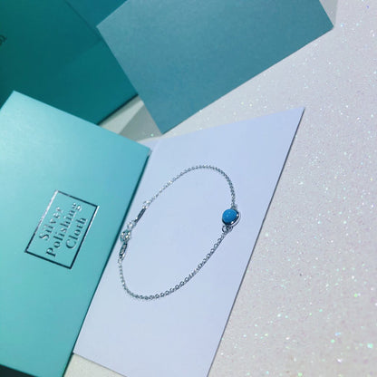 [Marins]YARD TURQUOISE NECKLACE SILVER