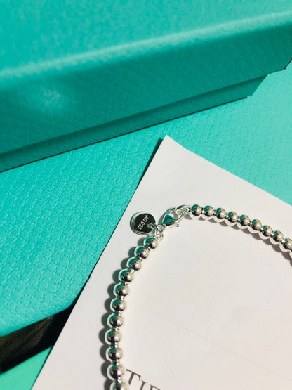 [Marins]LOVE TIFFANY RED HEART TAG BEAD BRACELET