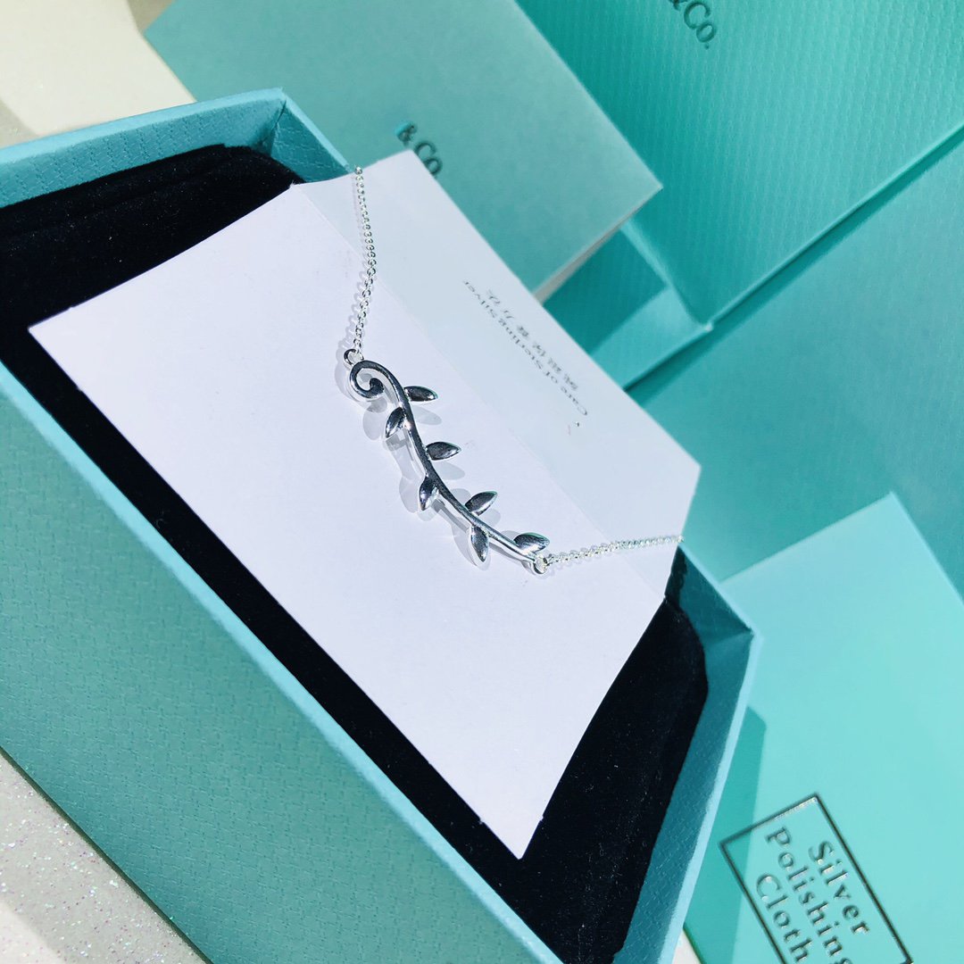 [Marins]PALOMA PICASSO STERLING SILVER OLIVE BRANCH NECKLACE
