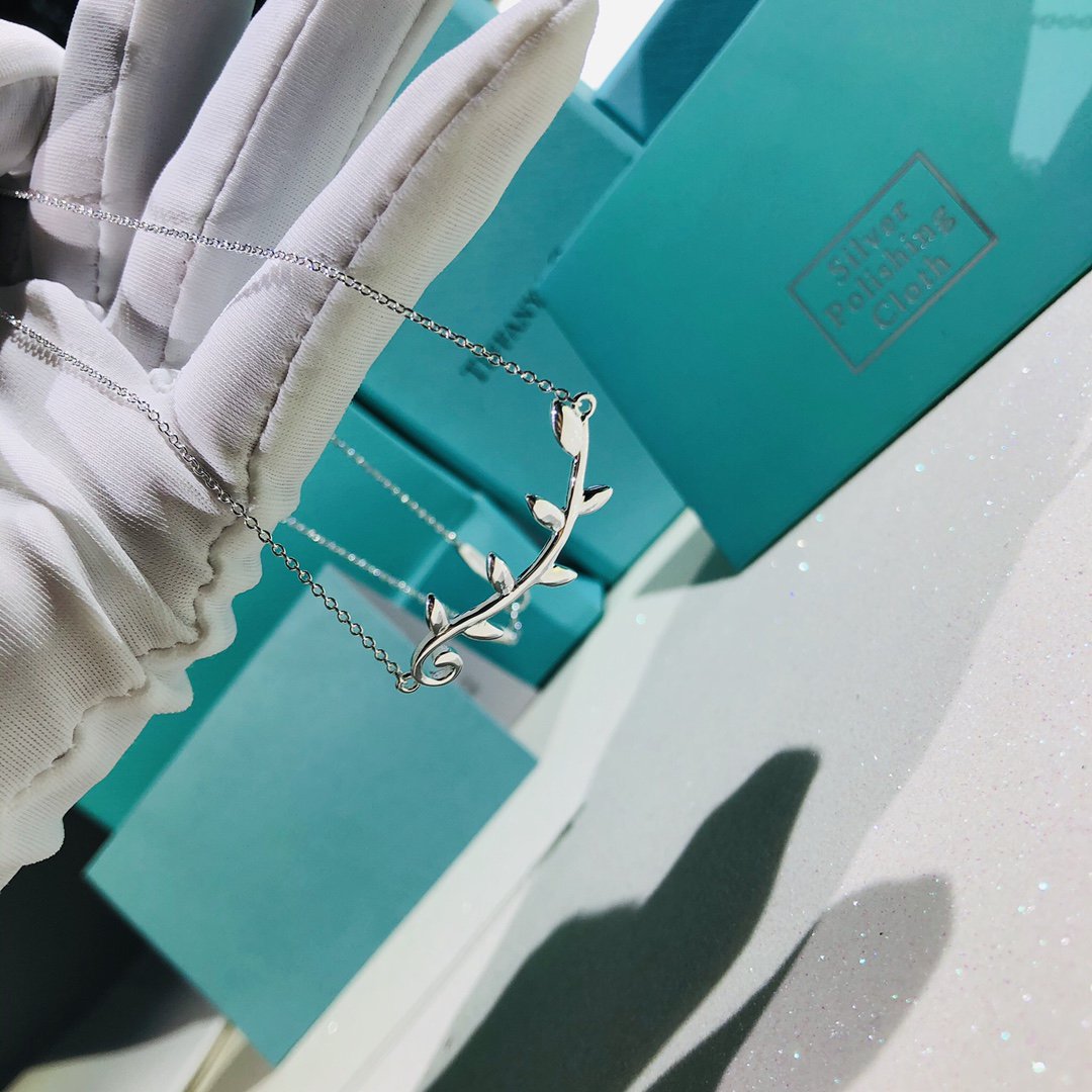 [Marins]PALOMA PICASSO STERLING SILVER OLIVE BRANCH NECKLACE