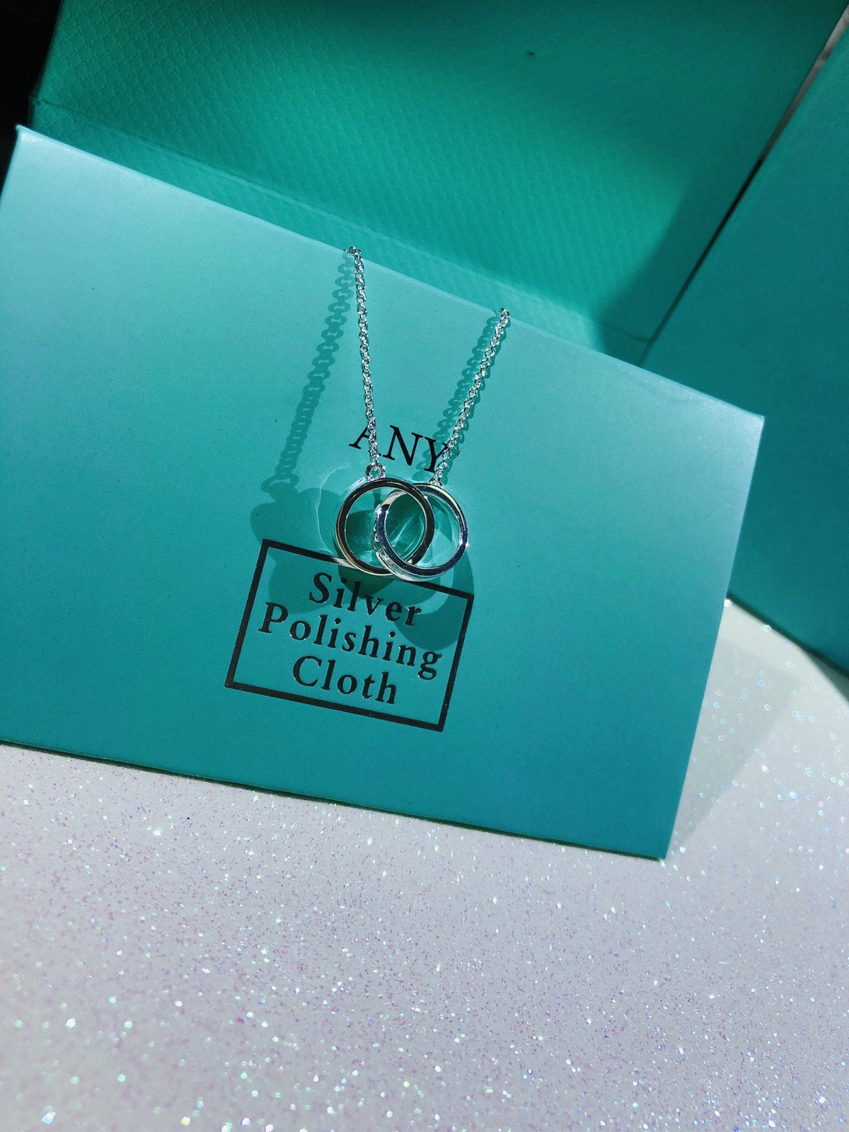 [Marins]INTERLOCKING CIRCLES PENDANT SMALL NECKLACE