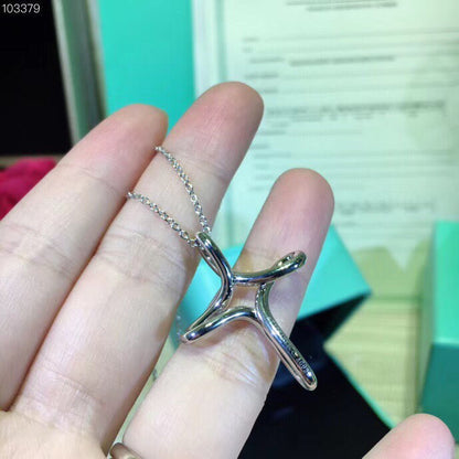 [Marins]CROSS NECKLACE STERLING SILVER MATERIAL