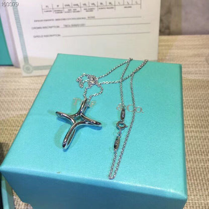 [Marins]CROSS NECKLACE STERLING SILVER MATERIAL