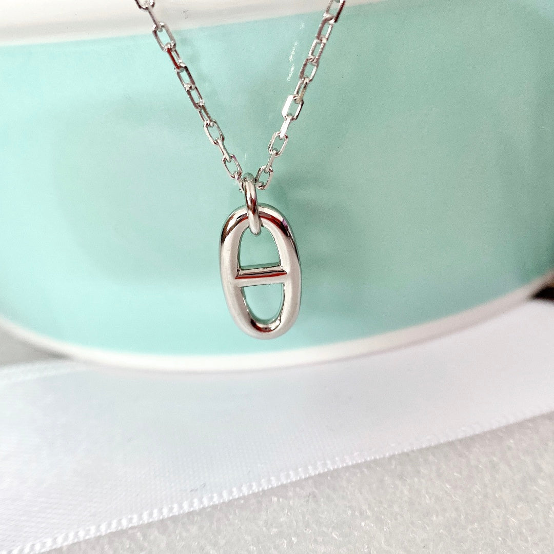 [Marins]HM PIG NOSE NECKLACE