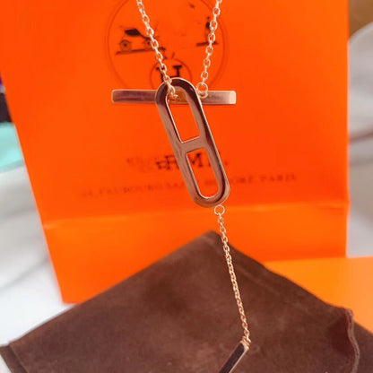 [Marins]HM NECKLACE PLATINUM ROSE GOLD DIAMOND