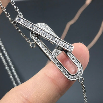 [Marins]HM NECKLACE PLATINUM ROSE GOLD DIAMOND