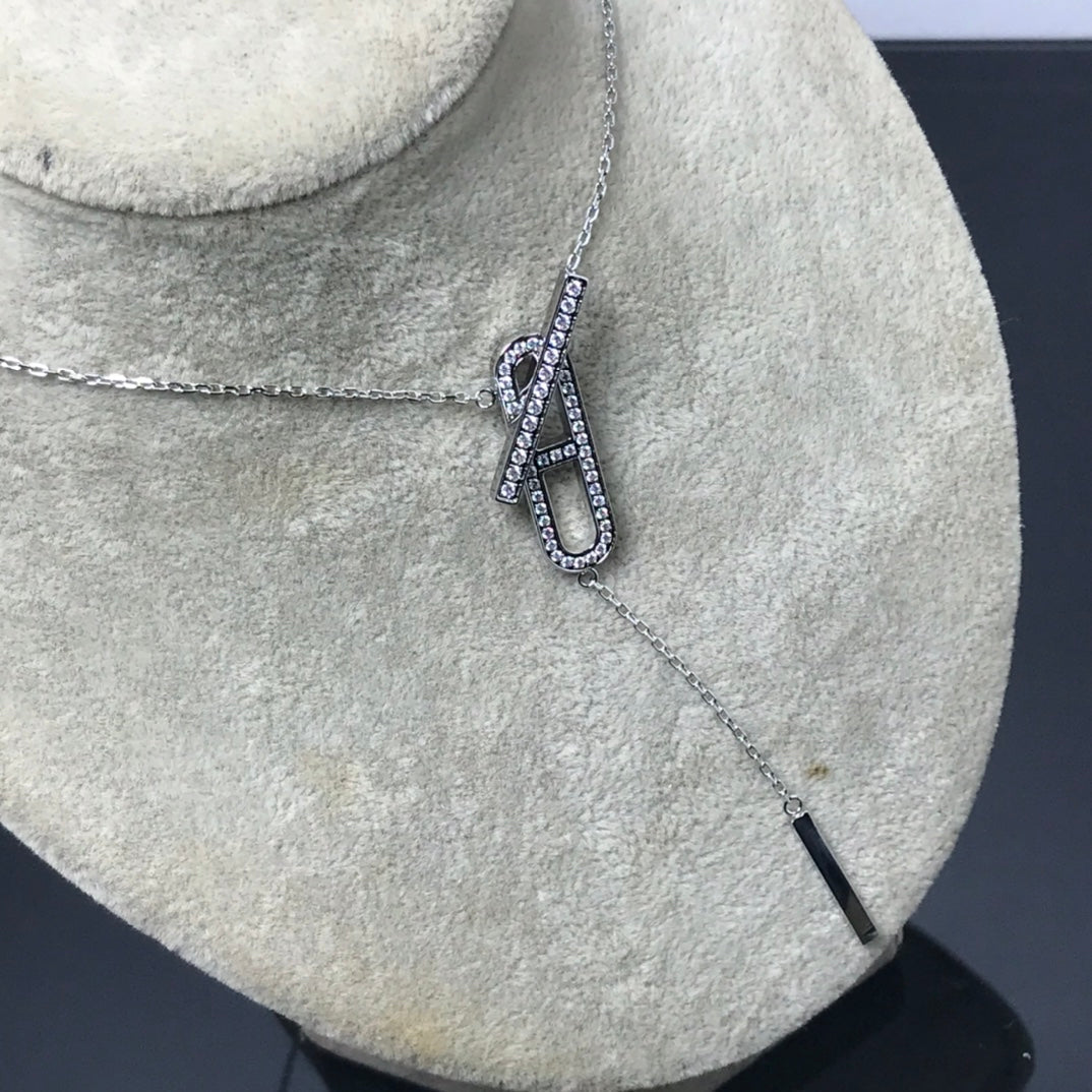 [Marins]HM NECKLACE PLATINUM ROSE GOLD DIAMOND