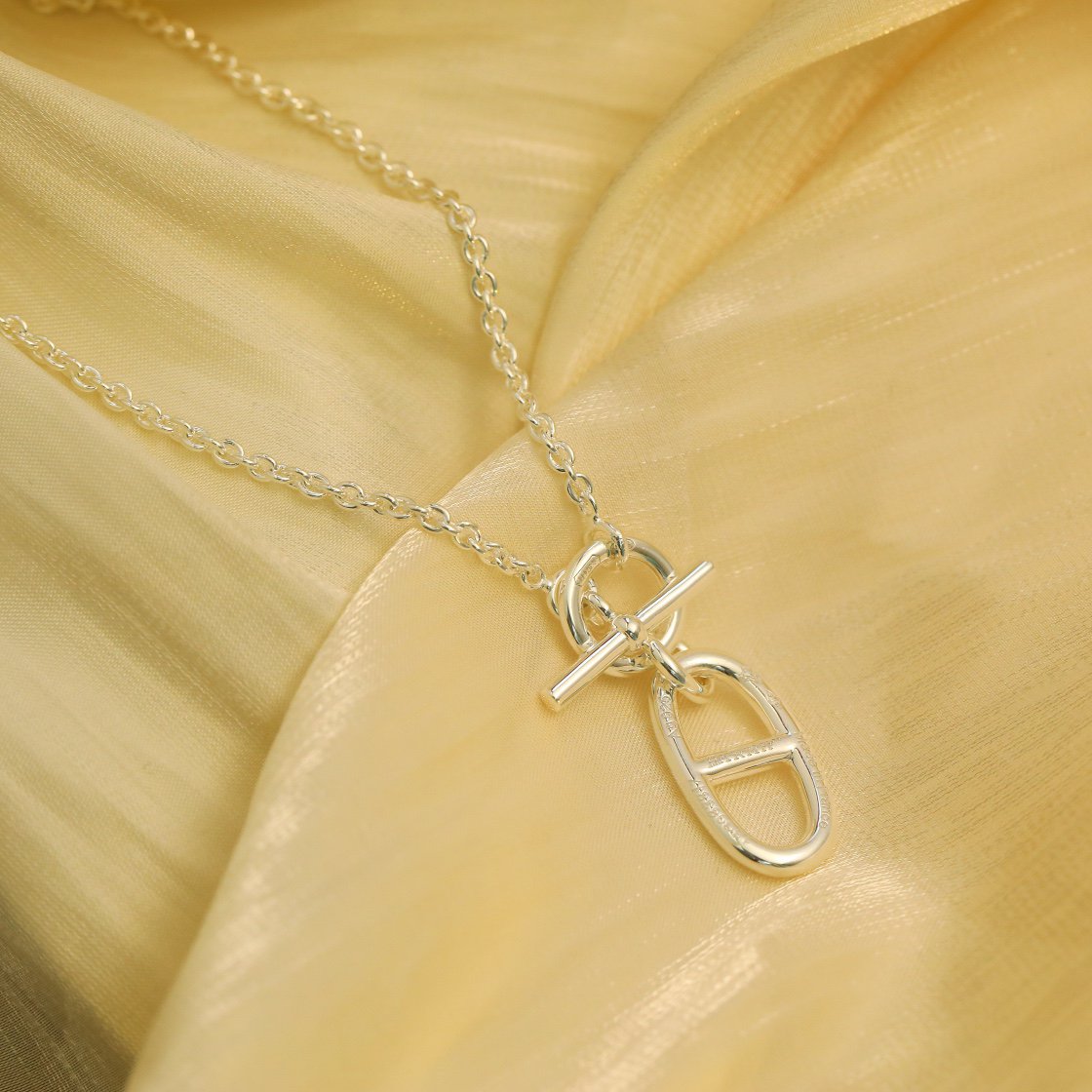 [Marins]HM CHAINE D'ANCRE PENDANT NECKLACE STERLING SILVER