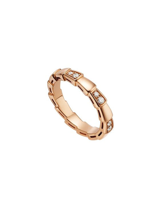 [Marins]SERPENTI RING PINK GOLD  3MM