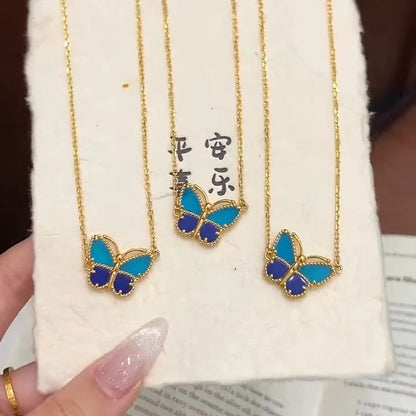 [Marins]  2026 NEW LUCKY BUTTERFLY 1 MOTIFS NECKLACE