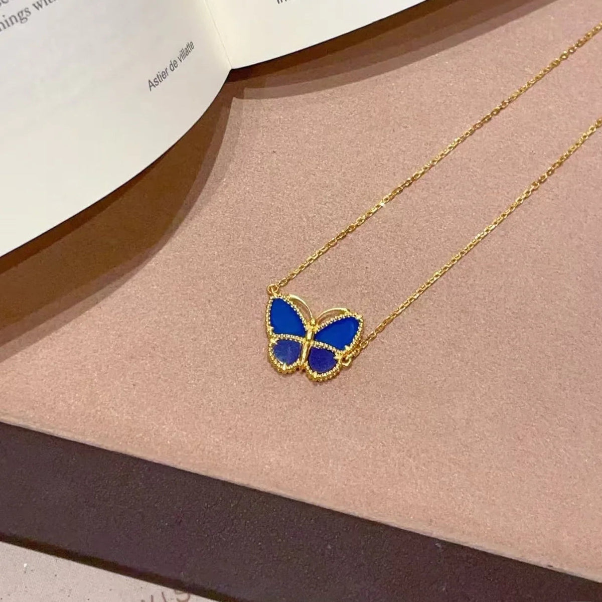 [Marins]  2026 NEW LUCKY BUTTERFLY 1 MOTIFS NECKLACE