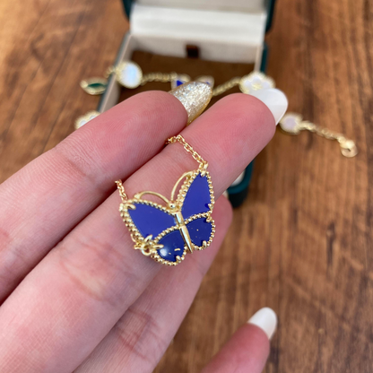[Marins]  2026 NEW LUCKY BUTTERFLY 1 MOTIFS NECKLACE