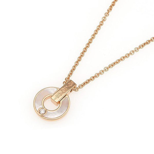 [Marins]GARI NECKLACE PINK GOLD MOP