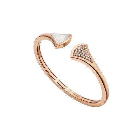 [Marins]DREAM BRACELET OPEN PINK GOLD MOP DIAMOND