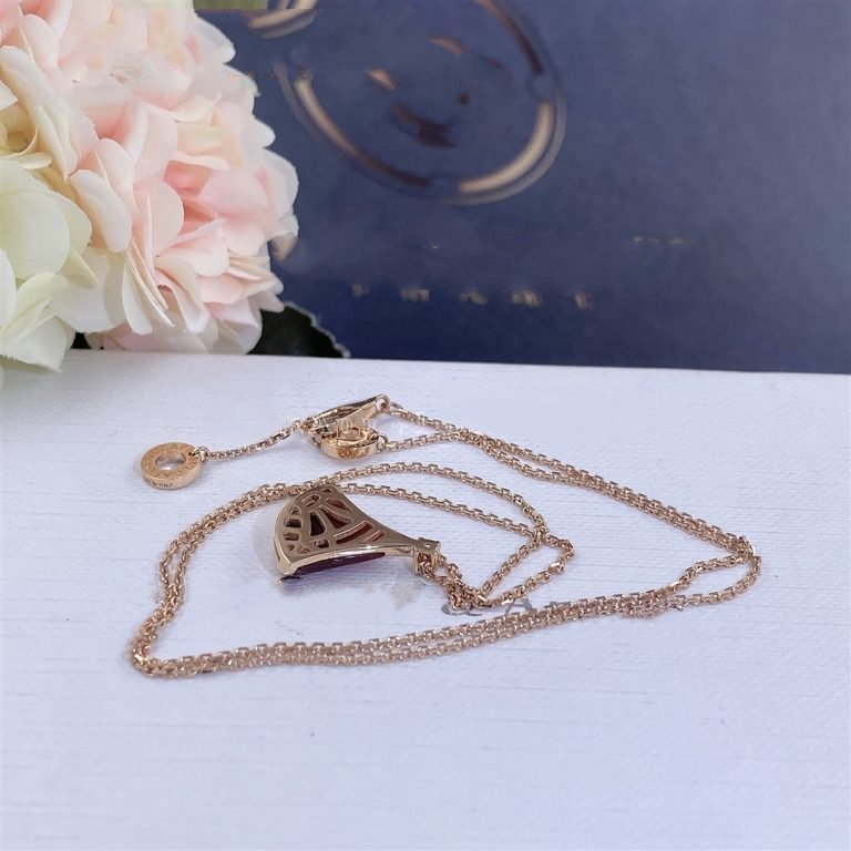 [Marins]DREAM NECKLACE CARNELIAN 1 DIAMOND