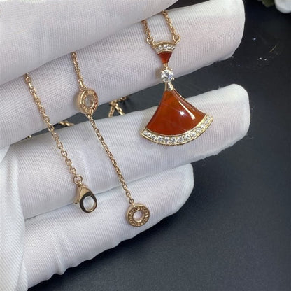 [Marins]DREAM NECKLACE CARNELIAN DIAMOND