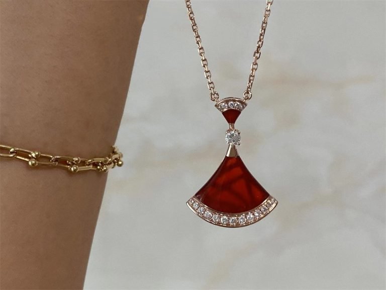 [Marins]DREAM NECKLACE CARNELIAN DIAMOND