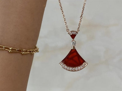 [Marins]DREAM NECKLACE CARNELIAN DIAMOND